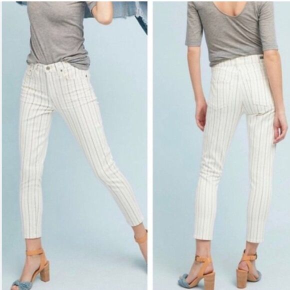 Citizens of Humanity | Striped Rocket Crop High Rise- Size 27 - Picture 1 of 11